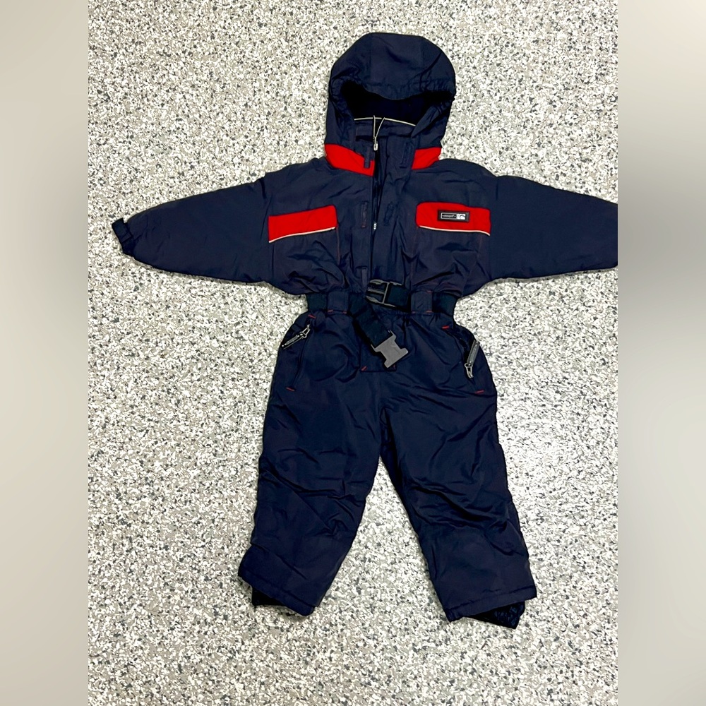 Size 4 ski overall. Bodysuit. Used.